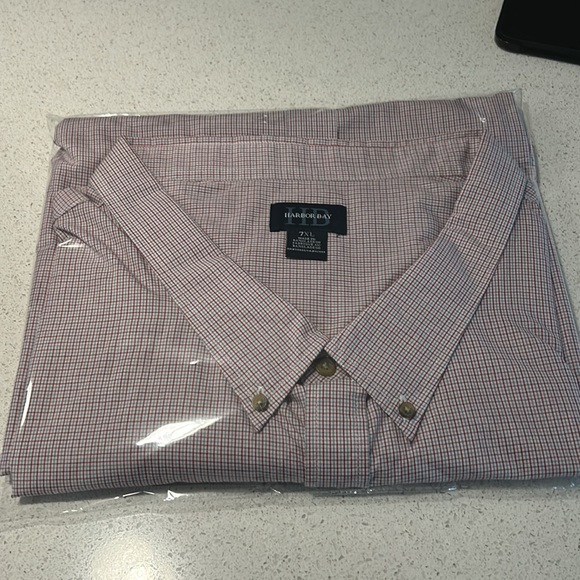 Big and tall, Men’s Harbor Bay 7X casual button down. - Picture 9 of 9